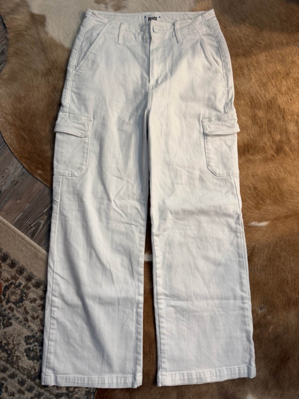 PAIGE White Cargo Jeans